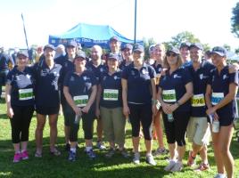 PhotoID:14848, Some of the CQUni contingent for the Rocky River Run