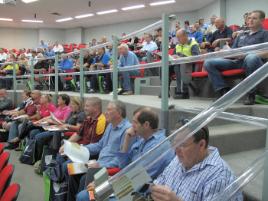 PhotoID:11574, Part of the audience at the Workplace Health & Safety event on Rockhampton campus