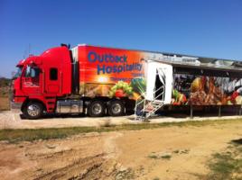 PhotoID:13565, The Big Red Truck that takes Tanya to Outback schools