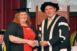 PhotoID:10541, Lisa Bricknell receives her award