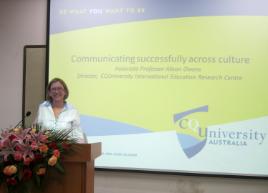 PhotoID:12258, Assoc Prof Alison Owens delivers a workshop at Guangxi University 