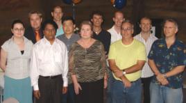 PhotoID:4805, Back row: Dr Kieren Jamieson, Dr Gregory Rowsell, Mr John Clarke, Dr Mitch Duncan, Dr Ben Dascombe; Front Row: Ms Michelle Pearce, Dr Taskinur Rahman, Dr Andrew Chiou, Dr Suzanne Coker, Dr Iain Waller, Mr Samuel Fesuk.