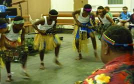 PhotoID:12699, Saima Torres Strait Islander dancers at the exhibition opening