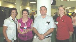 PhotoID:9996, LINK for a larger image. Jill Campbell, Denise Davidson, Dr Kevin Wormington, Kirsty Small