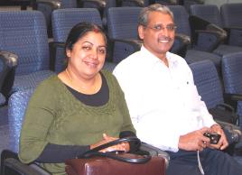 PhotoID:12927, Dr Nita Vijayan and Dr Sukumaran Ariyari participated via video from Gladstone Campus