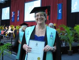 PhotoID:10531, karen enjoys her graduation ceremony