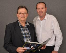 PhotoID:11525, Steve Noakes (left) and Dr Scott Richardson are pleased the UNWTO membership bid has been accepted