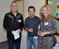 PhotoID:9405, Luke Roberts, Martin Guy and Kathryn Creed 