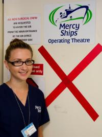 PhotoID:13507, CQUni graduate Hannah Strawson on board Africa Mercy