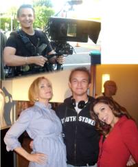 PhotoID:9835, Jason on the set of Desperate Housewives and with lead cast members