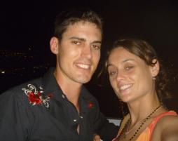 PhotoID:14497, Brisbane-based STEPS student Louis Beavis with his partner Tiffany who recommended study at CQUniversity