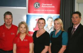 PhotoID:5808, Event participants Simon Grant (ICAA), Amy Taylor (ICAA), Emma Nock (CQU), Heidi Schutt (DGZ) and Bradley Grogan (DGZ)