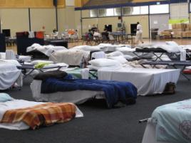 PhotoID:10233, The sleeping quarters inside CQUniversity's Sports Complex.