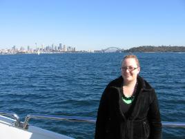 PhotoID:4599, Student Administrations Lyndall Benton enjoyed the Sydney Harbour Cruise.