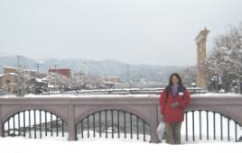 PhotoID:5605, CLICK for larger image: Snow on the traditional style housing in Japan