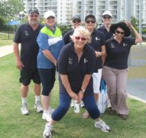 PhotoID:11562, Walk for a Cure Diabetes Day team members from CQUniversity Mackay