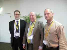 PhotoID:7553, Peter Van lersel from Mining Tech Innovation Centre. Professor Wal Taylor and Associate Professor for Mining Dr Col Greensill