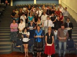 PhotoID:5084, New Golden Key International Honour Society members who joined the CQU Chapter and attended the CQU Ceremony for 2007.