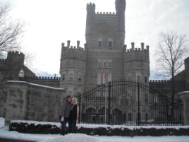 PhotoID:11022, Bridget with CQUni friend Aimee Horstman in front of EIU