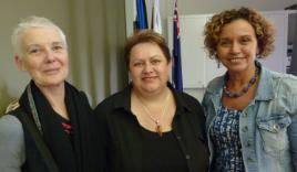 PhotoID:14020, Prof Sandy Toussaint, Prof Bronwyn Fredericks and Robynne Quiggan