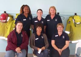 PhotoID:5965, From left (bottom) Michelle Roberts, Suzi Blair and Stephanie Jackson; from top (left) Reegan Bickey, Melissa Tynan and Glenys Kirkwood