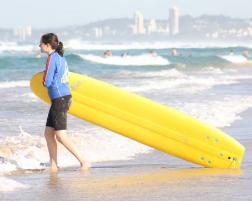 PhotoID:6062, Kelly enjoys surfing at Surfer's Paradise