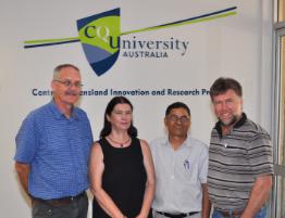 PhotoID:13806, Prof Kerry Walsh, Dr Wendy Hillman, Dr Phul Subedi and Gary Fullelove will undertake a research project in Nepal. 