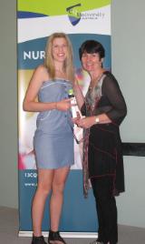 PhotoID:11669, Nursing academic Loretto Quinney congratulates Julia Page