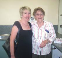 PhotoID:6560, Shirley Shannon with daughter Sue deWard, who accompanied her to the award presentation at Parliament House