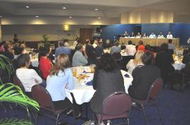 PhotoID:7526, Audience members at the QREX breakfast