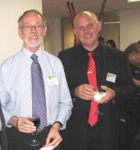 PhotoID:14598, Guest speaker Dr Robert Gill with VC Scott Bowman