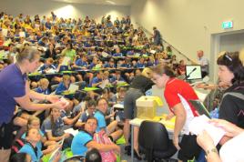 PhotoID:11589, Opening session of the 'Girls in the MIST' Conference at Bundaberg Campus. Boys attended the following day