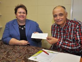 PhotoID:14044, Prof Bronwyn Fredericks and UniRecruit Principal Michael Toohey look forward to the AIME pilot in Rockhampton