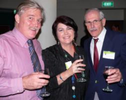 PhotoID:6052, Socialising at the event are Daryl Hughes, Lyn Huges and Dr Andrew Wallace