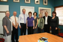 PhotoID:6386, Julia Gillard and Kirsten Livermore with the senior executive team