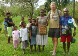 PhotoID:7609, Ross Munro meets the locals in PNG