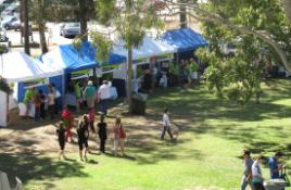 PhotoID:7738, Open Day headquarters on the Library lawns PhotoID:7738, Open Day headquarters on the Library lawns