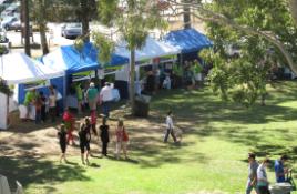 PhotoID:7738, Open Day headquarters on the Library lawns