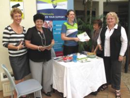 PhotoID:8772, CQUni staff enquire about giving to charity this week.