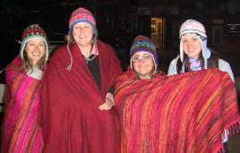 PhotoID:8188, Our midwives were warmly received: Brooke McKenzie, Sarah Bagshaw, Courtney Bylett and Christy Manning.