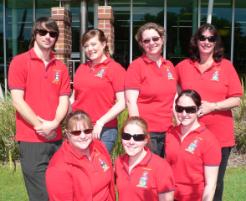 PhotoID:6101, Current 2008 Student Mentors -  Back Row, Carl Jensen, Janelle Patroni, Jacqui Loudon, Tina Bunge, Front Row - left to Right Karyn Tighe, Jessica Cahill and Rebecca Wriede