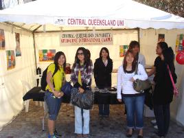 PhotoID:4121, The CQU information booth at the festival