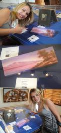 PhotoID:8713, Uliana celebrates her art gallery success