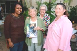 PhotoID:6960, Simone Warkill, Dr Liz Huf, Dr Lorna McDonald and Michelle Roberts at the launch