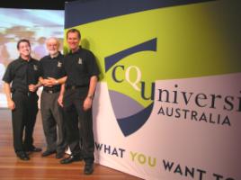 PhotoID:5887, Brand buddies Michael Donahue, Professor John Rickard and Neil Butler at one of the launch events