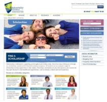 PhotoID:13788, The new-look scholarships page for CQUniversity.