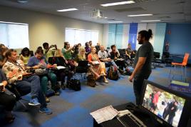 PhotoID:14862, Conference participants in the CQUni Noosa lecture room