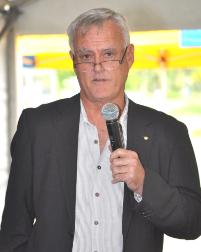 PhotoID:8736, Queensland Chief Scientist Professor Peter Andrews AO was a guest speaker for a formal lunch during ResearchExpo