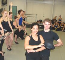 PhotoID:5861, Sweet Charity leads Jenna Saini and Justin Sharrock during rehearsal