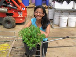 PhotoID:9678, Ria works on her PhD at Rockhampton Campus